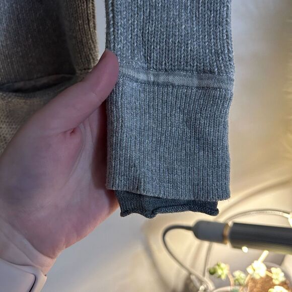 Lululemon Cardigan Vestigan Heathered Medium Grey / Heathered Angel Wing - Picture 9 of 11